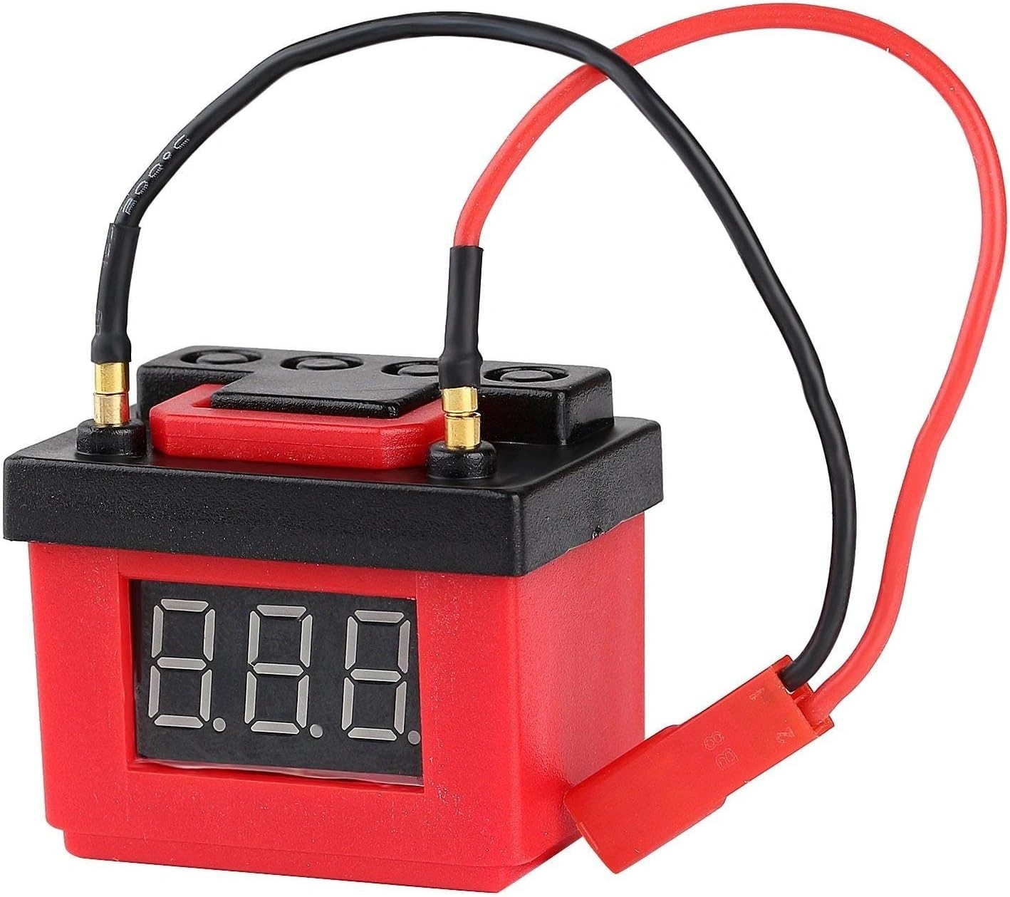 RC Battery Box: Black & Red Upgrade. Scale 1/10. Ready to Rock. One Set Only!