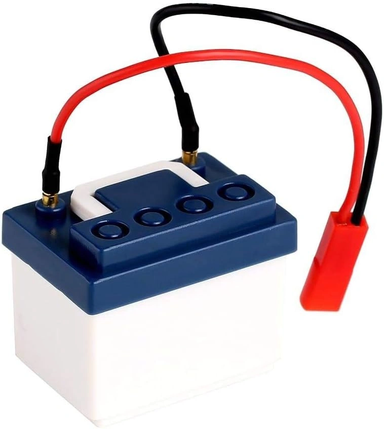 RC Battery Box Set: Blue & White! Upgrade Your Ride! Cool Look, Easy Install. One Piece.